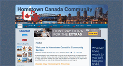Desktop Screenshot of hometowncanada.com